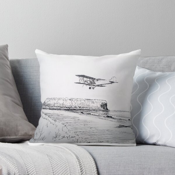 Aperçu de l'œuvre L'avion d'Arthur Long s'approchant de Stanley Tasmanie créée et vendue par Ruckrova.