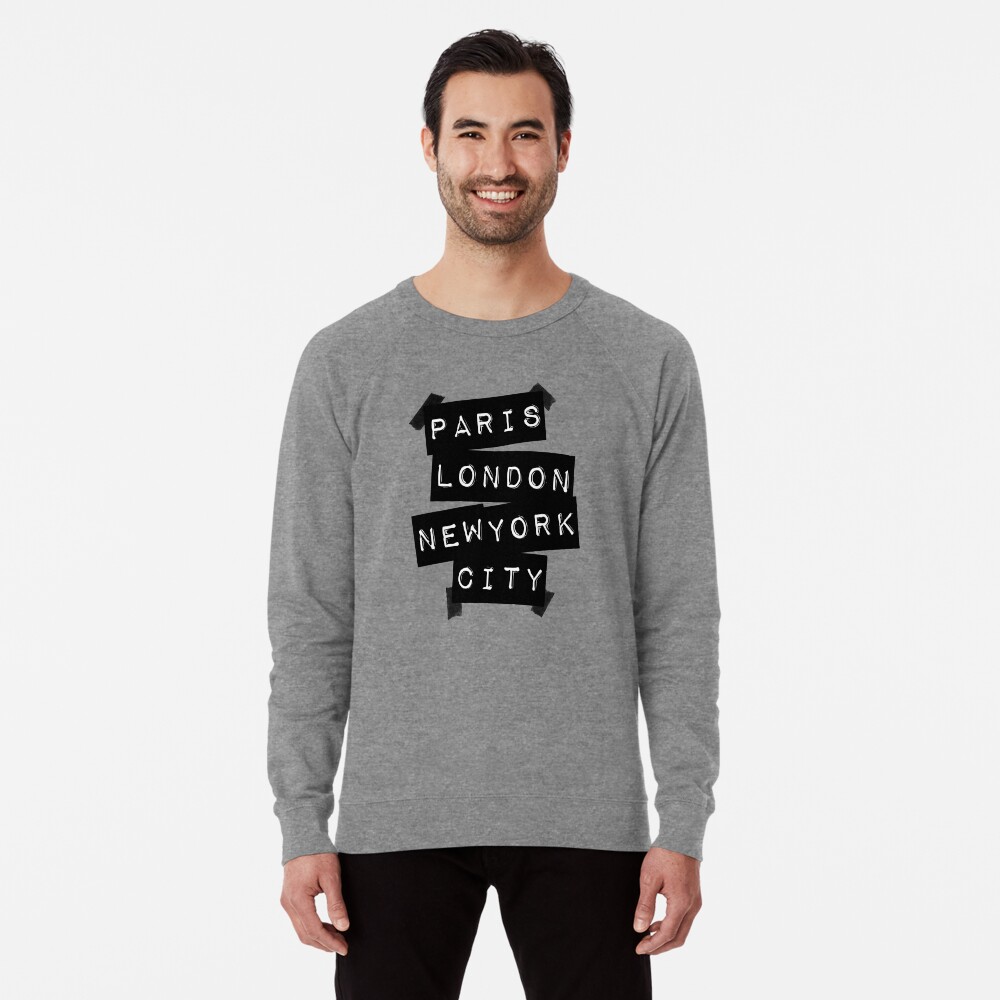 Los angeles new york paris sweatshirt best sale