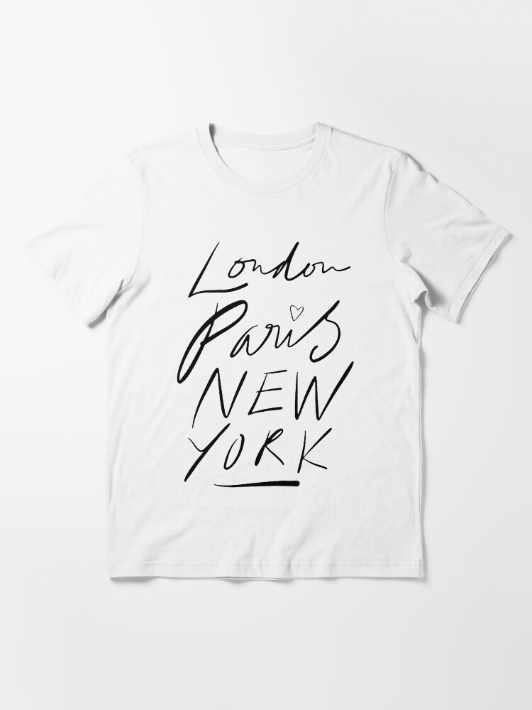 t shirt paris london new york