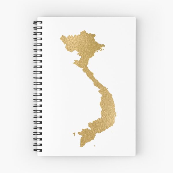 Item preview, Golden Vietnam map designed and sold by AnnaGo.
