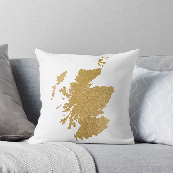 Item preview, Gold Scotland map designed and sold by AnnaGo.