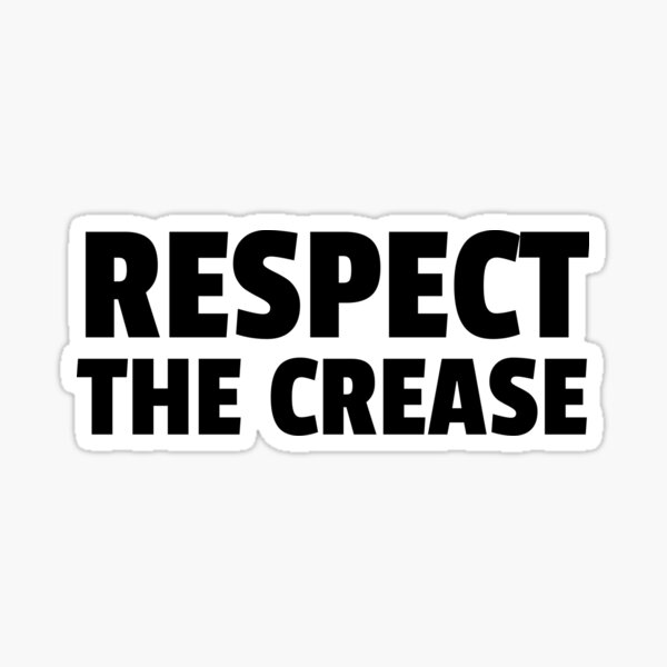 Item preview, Respect The Crease designed and sold by The5thDesign.
