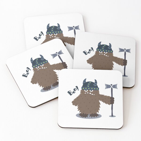 Item preview, Boo! Funny Illustration For Kids. Viking With Axe designed and sold by Sloth Astronaut.