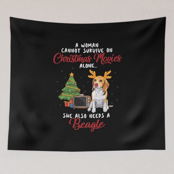 Item preview,  Women Beagle and Christmas Movie Funny Gift designed and sold by TeeDoozy.
