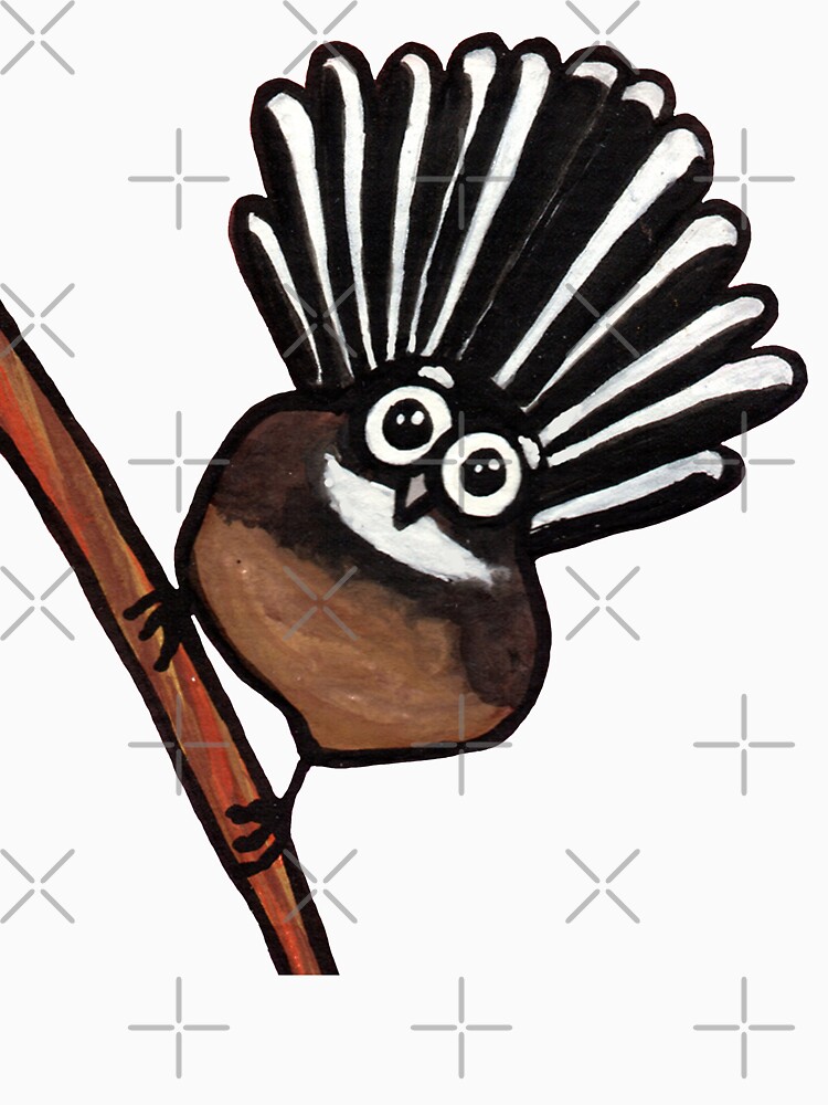 Cute Fantail - clock ft. Te Reo Maori numbers by AdrienneBody