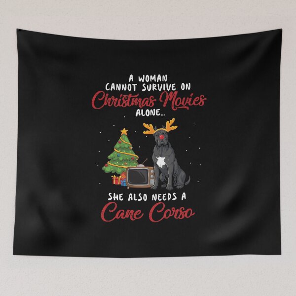 Item preview,  Women Cane Corso and Christmas Movie Funny Gift designed and sold by TeeDoozy.
