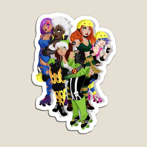 The Uncanny Derby Girls Magnet