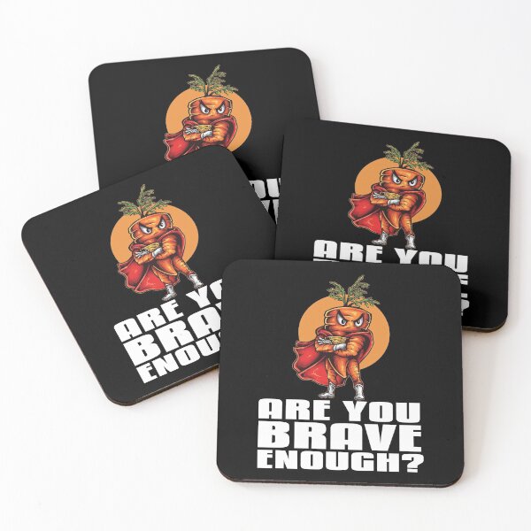 Item preview, Angry Carrot Are You Brave Enough? Foodietoon designed and sold by ProjectX23.