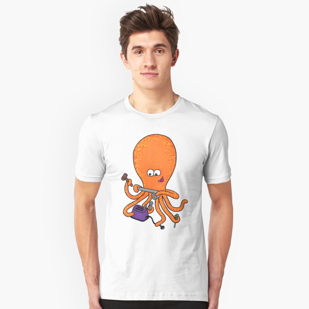 Phil the Kraken Fixes Slim Fit T-Shirt