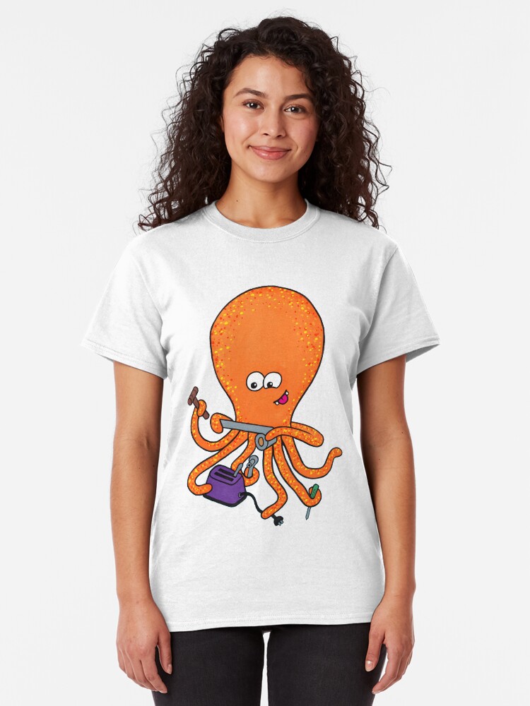 Alternate view of Phil the Kraken Fixes Classic T-Shirt