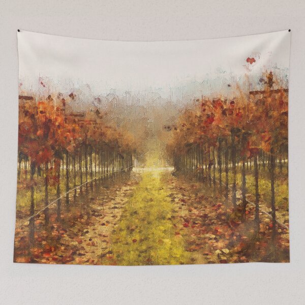 Item preview, Tuscany vineyards designed and sold by AM FineArtPrints.
