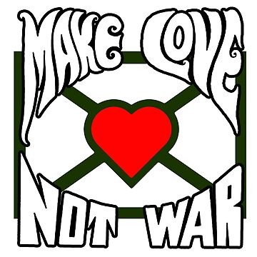 Artwork thumbnail, Make Love, Not War; Tactical Sign; by StickerApe