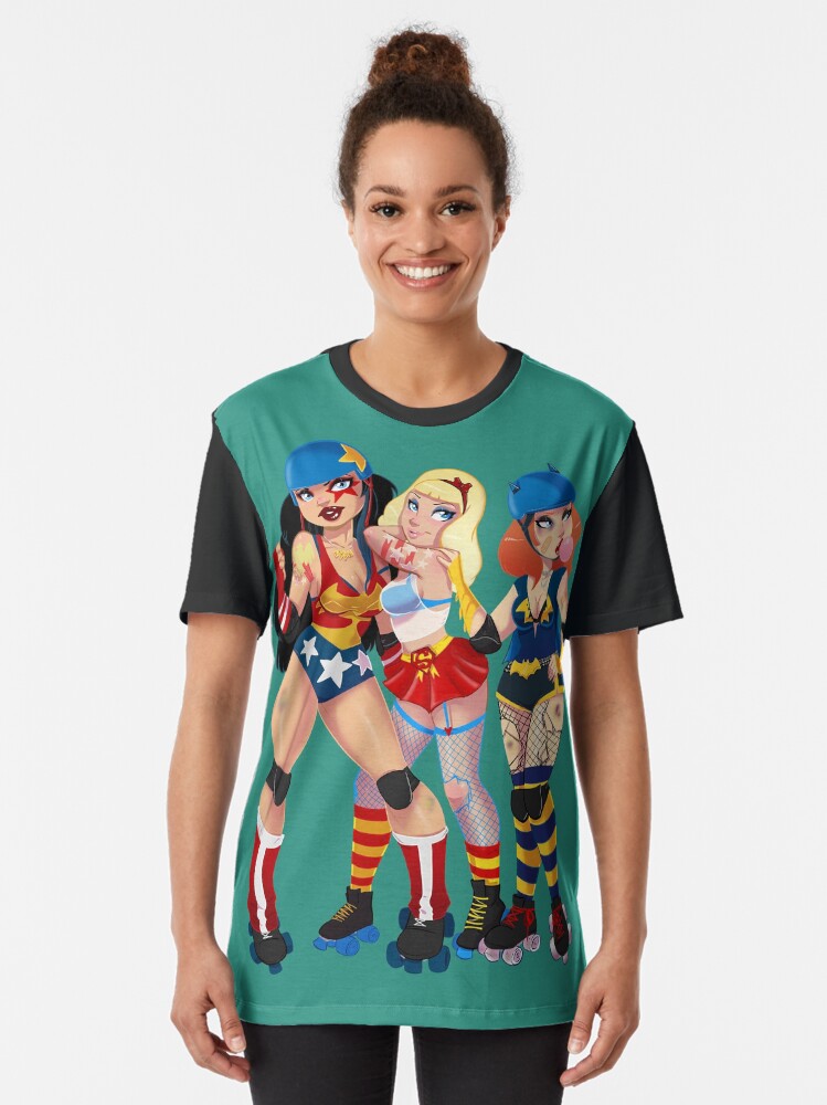 Alternate view of Derby Heroes Graphic T-Shirt