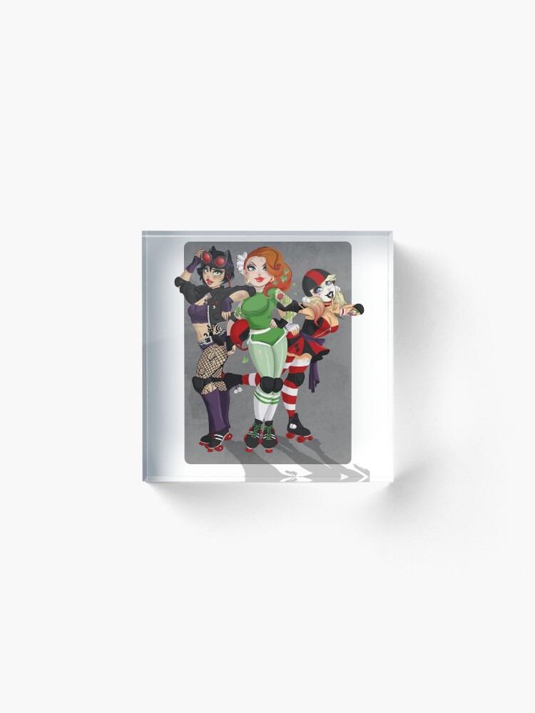 Alternate view of Derby Villains Acrylic Block
