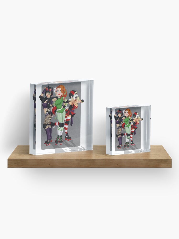 Alternate view of Derby Villains Acrylic Block