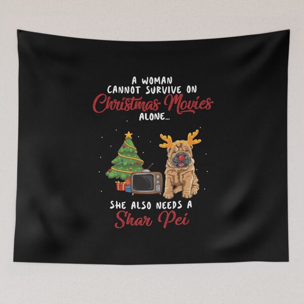 Item preview,  Women, Shar Pei and Christmas Movie Funny Gift designed and sold by TeeDoozy.
