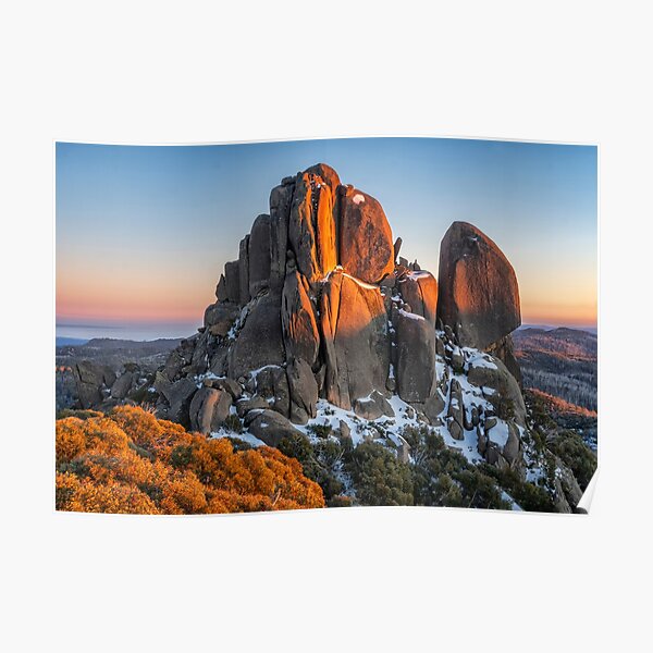 The Cathedral at Mt Buffalo Poster