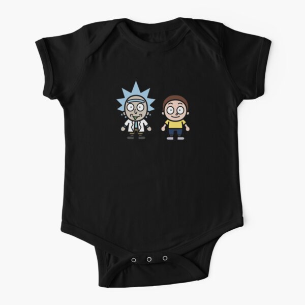 Le plus mignon Rick et Morty Body manches courtes