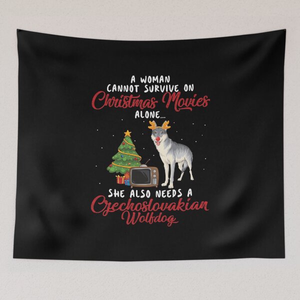 Item preview,  Women, Czechoslovakian Wolfdog and Christmas Movie Funny Gift designed and sold by TeeDoozy.