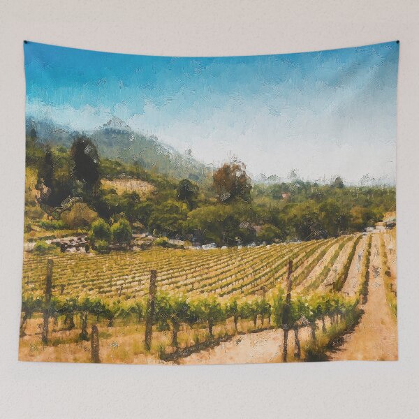 Item preview, Tuscany vineyards designed and sold by AM FineArtPrints.