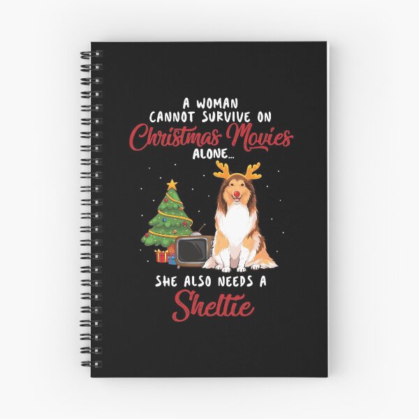 Artikelvorschau, Frauen, Sheltie und Weihnachtsfilm Lustiges Geschenk entworfen und verkauft von TeeDoozy.