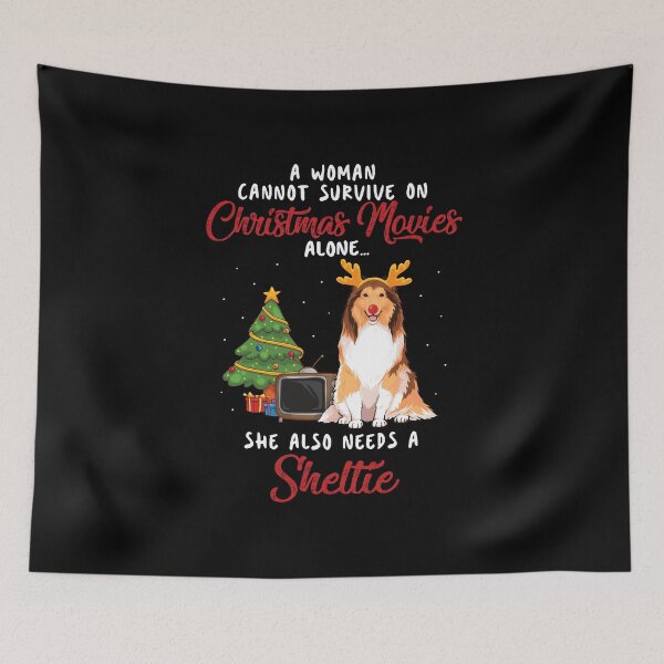 Item preview,  Women, Sheltie and Christmas Movie Funny Gift designed and sold by TeeDoozy.