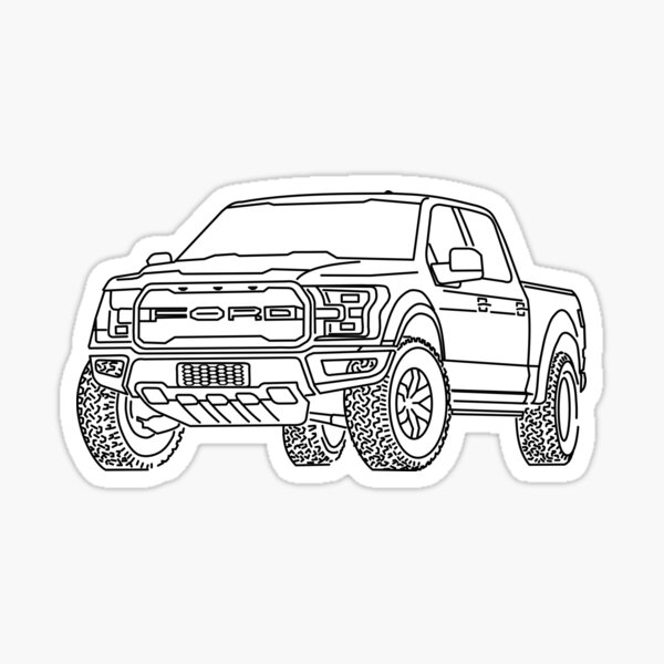 Born tough Ford F150 design Sticker for Sale by GlennW1