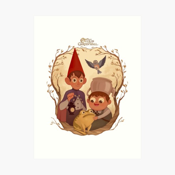 Over the garden wall Art Print