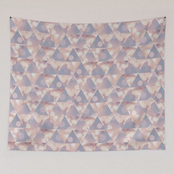 Item preview, Sparkling Triangle Lights - Abstract Geometric Pastel Colors designed and sold by AllisonDelDuca.