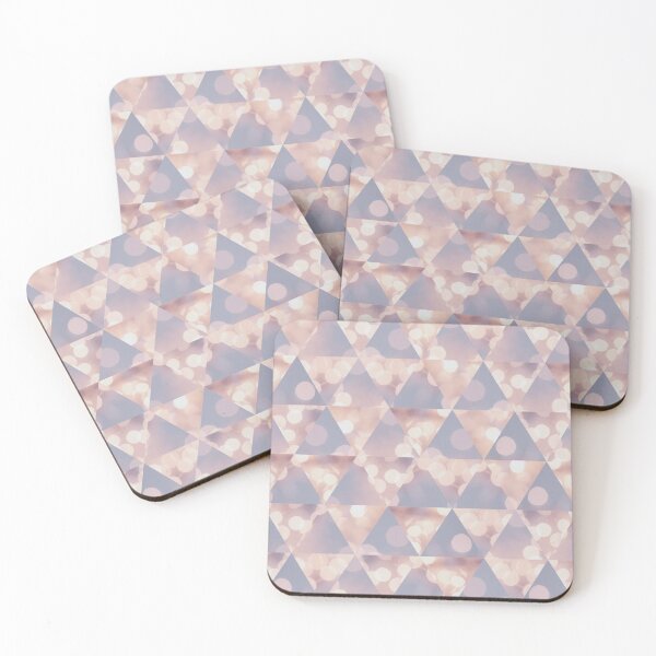 Item preview, Sparkling Triangle Lights - Abstract Geometric Pastel Colors designed and sold by AllisonDelDuca.