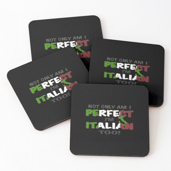 Aperçu de l'œuvre Non seulement je suis parfait, je suis italien aussi créée et vendue par AlongFeast.