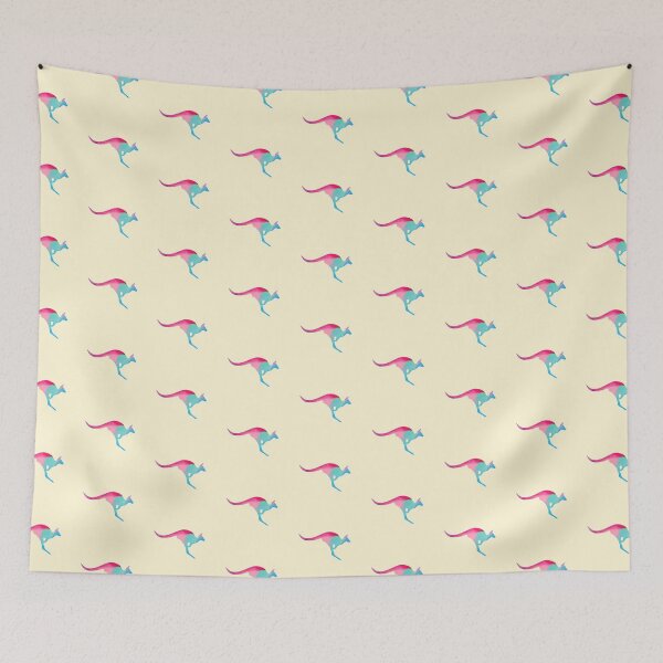 Item preview, Colorful Kangaroo - Abstract Pastel Kangaroos designed and sold by AllisonDelDuca.