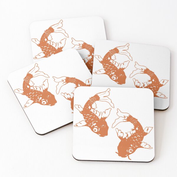 Item preview, koi fish pisces designed and sold by burntchurch.