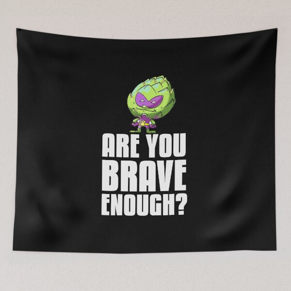 Item preview, Artichoke Alien Are You Brave Enough? Foodietoon Superhero Planet 9 designed and sold by ProjectX23.