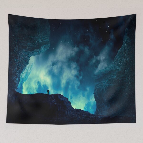 Item preview, Spaces XVII - Surreal Landscape At Night designed and sold by Dyrk Wyst Redbubble Shop.