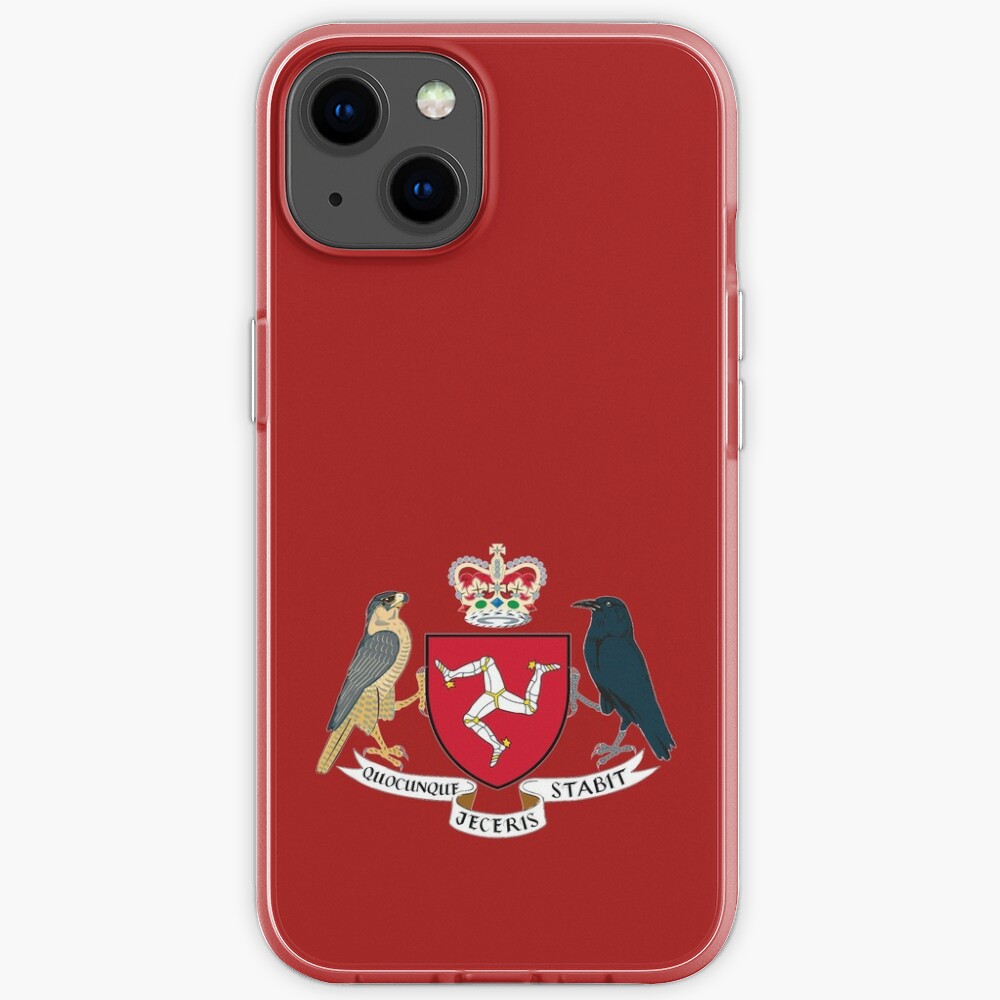 Isle Of Man Flag 3 Legs Of Man Manx Coat Of Arms Celtic Triskelion Iphone Case By Thespottydogg Redbubble