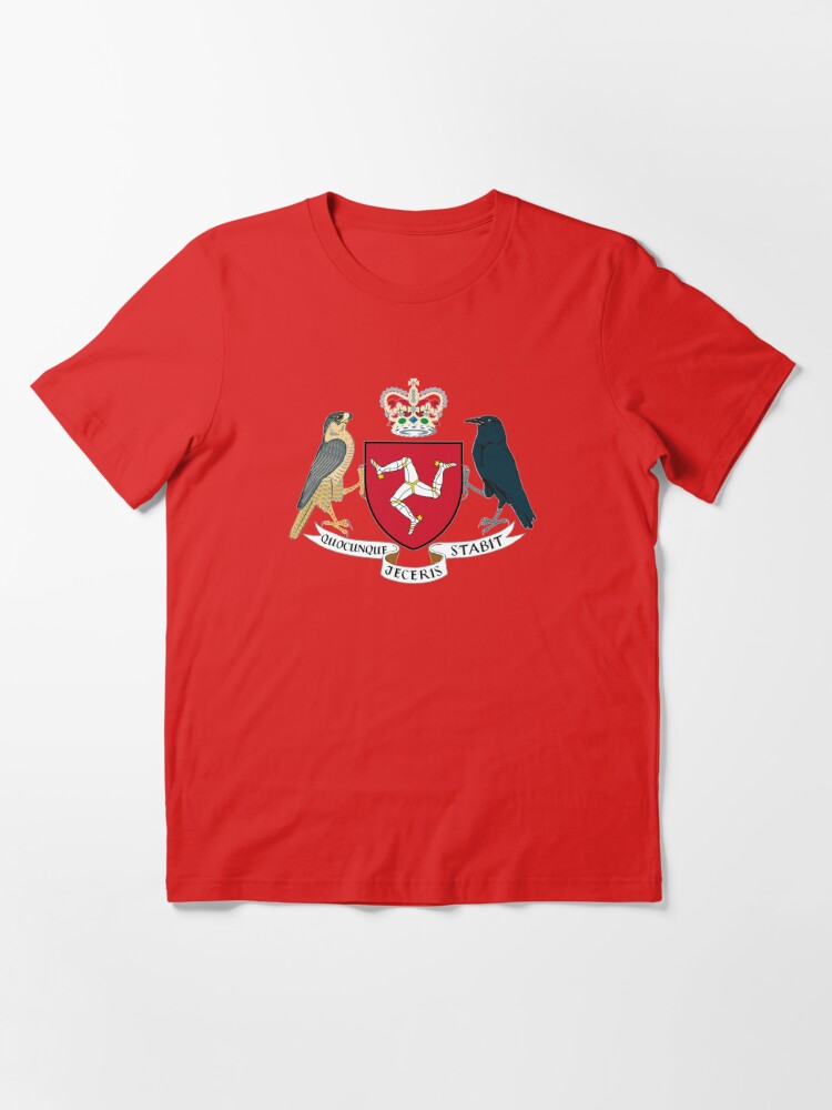 Alternate view of Isle Of Man Flag 3 Legs Of Man Manx Coat Of Arms Celtic Triskelion Essential T-Shirt