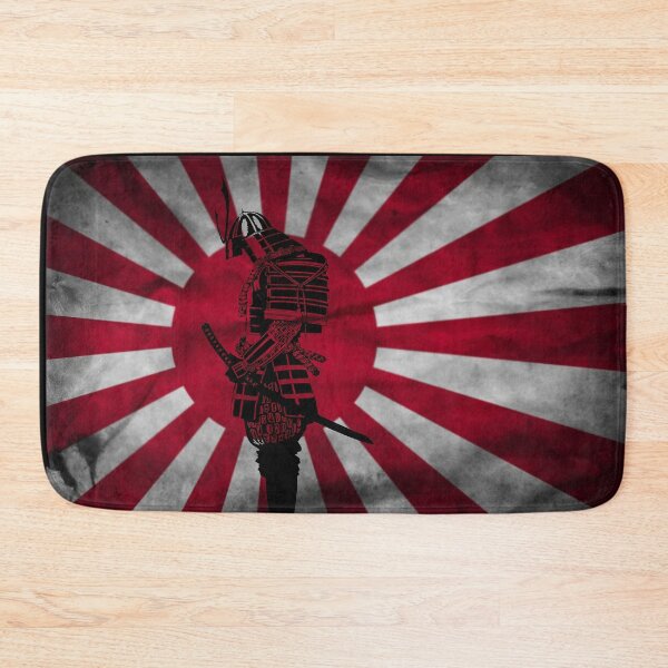 Item preview, Samurai Shogun in front of Japanese flag designed and sold by Quentin1984.