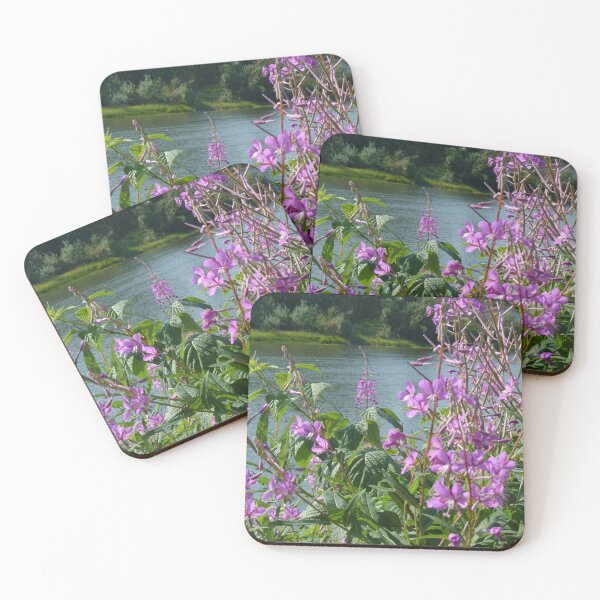 Item preview, Beautiful Fireweed along the China river in Fairbanks Alaska  designed and sold by lizdeloro.