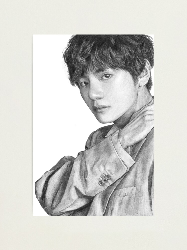 How To Draw BTS V (Taehyung)| Step by Step Tutorial - YouTube