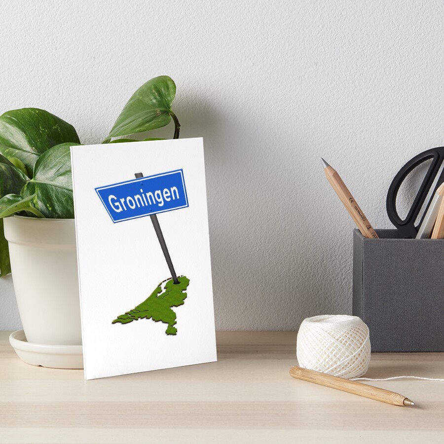 "Groningen verkeersbord" Art Board Print for Sale by funkyworm Redbubble