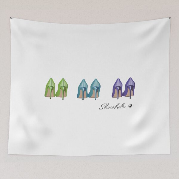 Item preview, High Heels Pumps Shoeaholic green, blue and violet designed and sold by Alexandra Kueny.