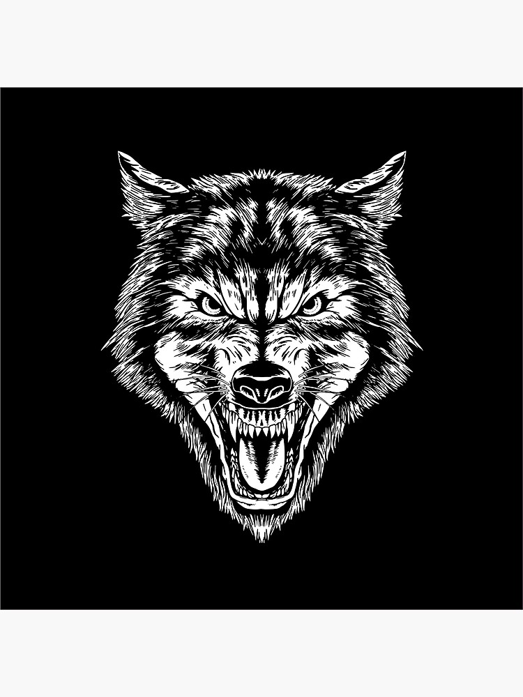 "dire wolf" Sticker by FaveStickers Redbubble