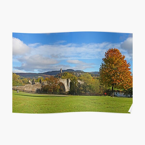 Stirling Bridge and wallace Poster