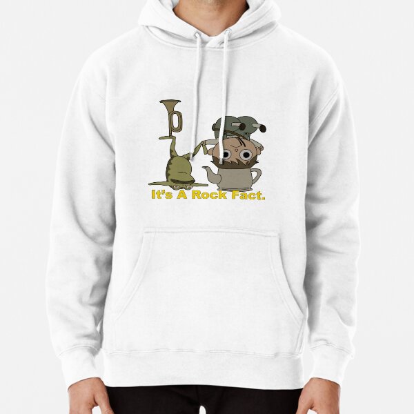 Greg and pet Frog. It's a Rock Fact. Pullover Hoodie