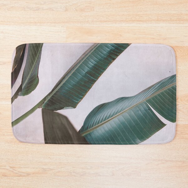 Item preview, Tropical palm musa leaves on a pink wall designed and sold by Digital  Cloud.