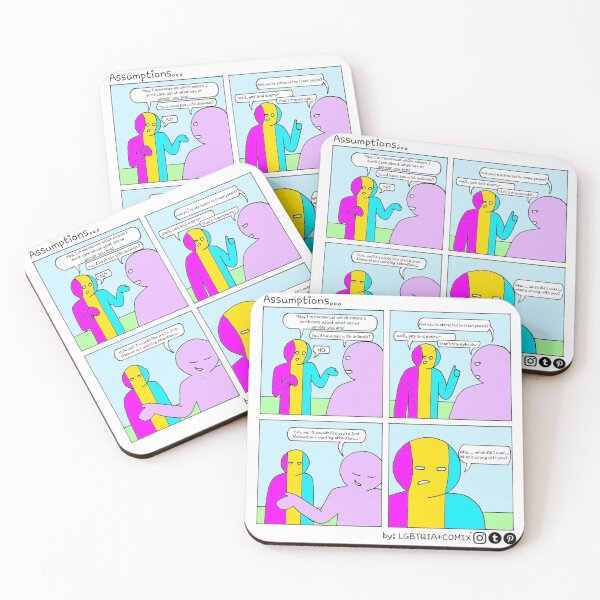 Item preview, Assumptions... designed and sold by LGBTQIACOMIX.