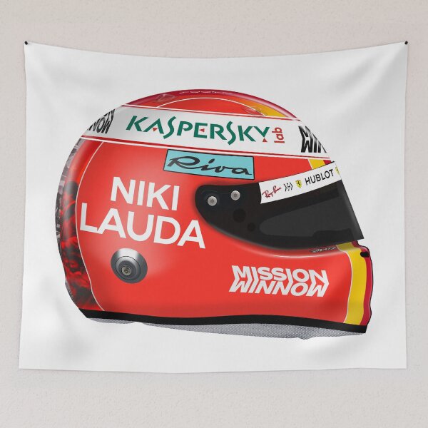 Item preview, Sebastian Vettel - 2019 Lauda Tribute Helmet designed and sold by JageOwen.