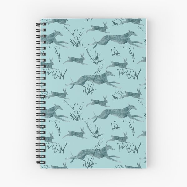 Item preview, Un galgo y una liebre en turquesa designed and sold by lobitos.