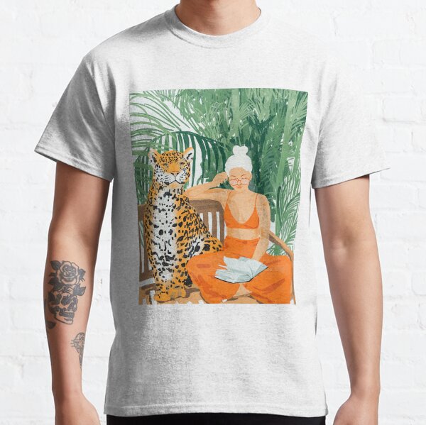 Jungle Vacay II #painting #illustration Classic T-Shirt